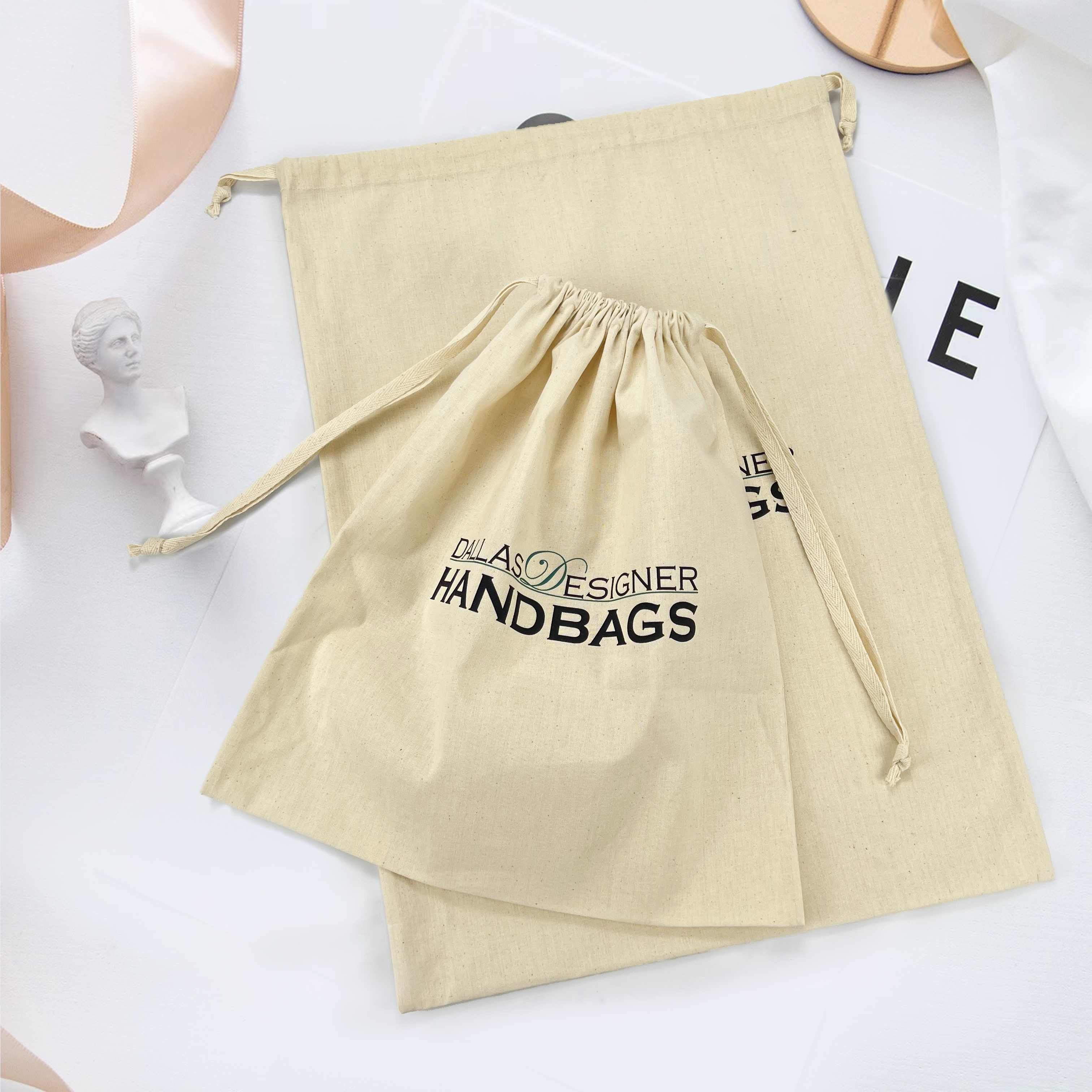 Cotton Drawstring Bags | Reusable & Eco-Friendly